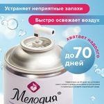 Сменный баллон 250мл МЕЛОДИЯ "Морская свежесть", для автомат. освежителей, универсальный, 605226