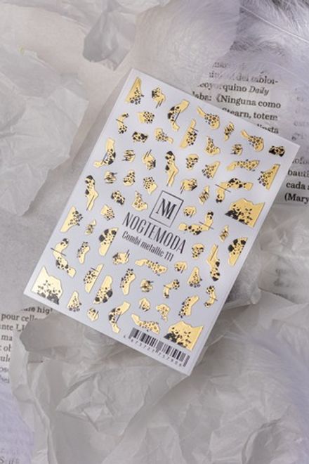 Nogtemoda Наклейки для ногтей Combi Metallic 111