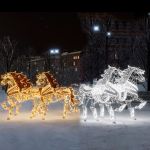 Светодиодная фигура "Лошадь"