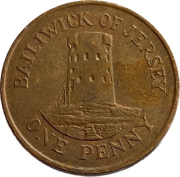 1 пенни 1983-1992 Джерси