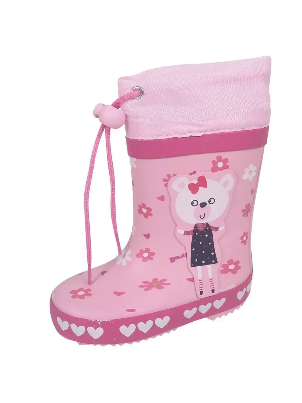 Детские резиновые сапоги для девочки