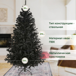 Елка искусственная Flora Блэк 210 см