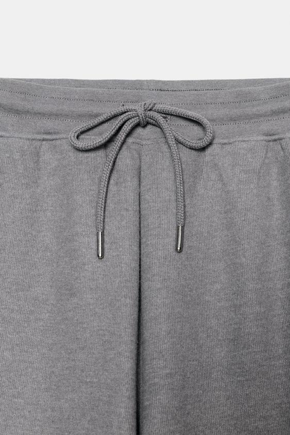 ZARA БРЮКИ ПРЯМОГО КРОЯ В РУБЧИК ИЗ МЯГКОЙ ТКАНИ, МЯГКИЙ СЕРЫЙ