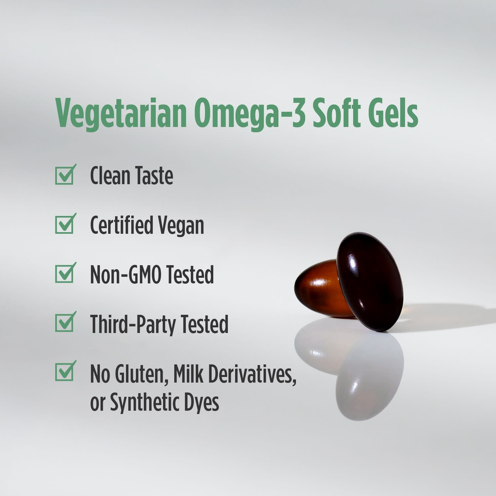 Nordic Naturals, Algae Omega, 120 мягких таблеток (357,5 мг в каждой капсуле)