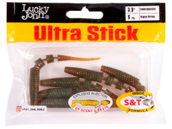Мягкая съедобная приманка LJ Pro Series Ultra Stick 3.9 in (100 мм), цвет 085, 6 шт