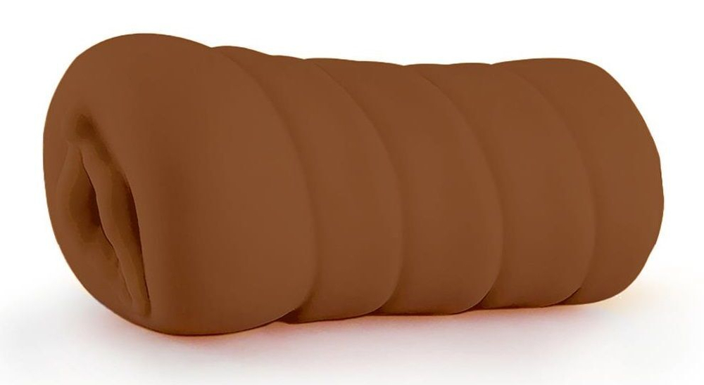 Коричневый мастурбатор-вагина Brianna (Цвет: коричневый)