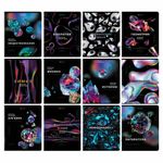 Тетради предметные, КОМПЛЕКТ 12 ПРЕДМЕТОВ, "MAGICAL", 48 л., матовая ламинация, фольга, BRAUBERG, 404610