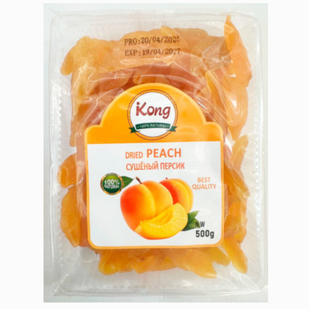 Персик сушеный Kong 500 гр