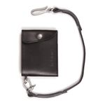 Mini Wallet Cuir + Lacet / Черный