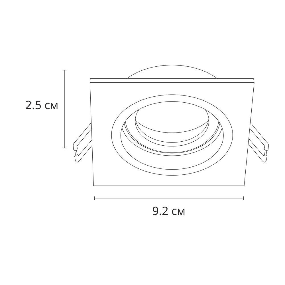 Точечный встраиваемый светильник Arte Lamp