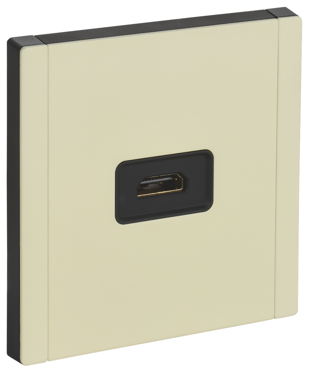 FORTE&PIANO Розетка HDMI FP840M металл серый сланец IEK