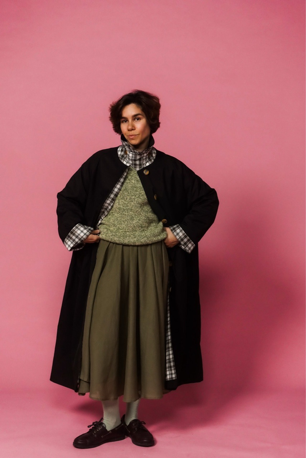 Плащ "Зое" Черный