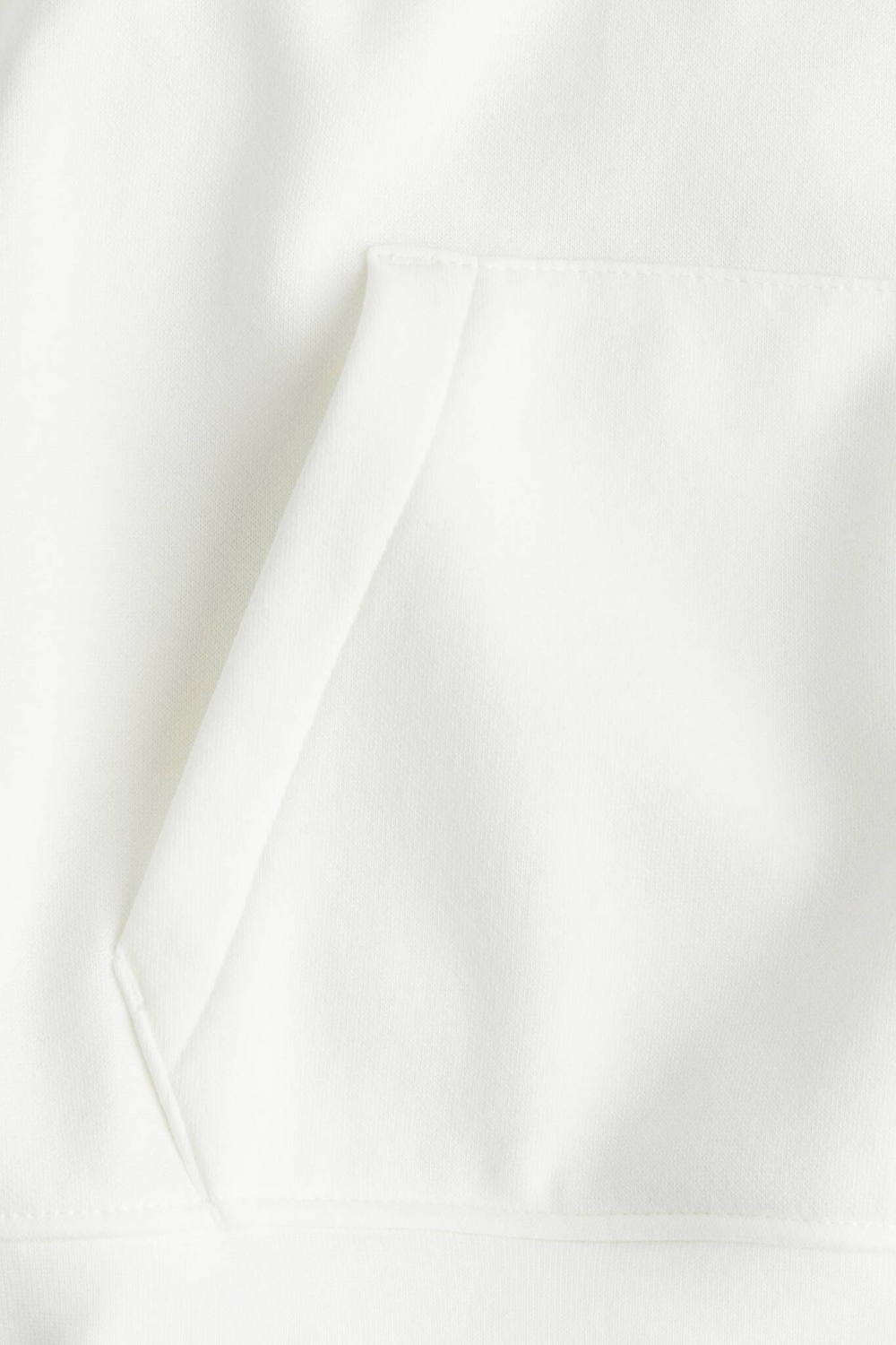 H&M Толстовка с капюшоном и принтом, белый