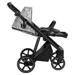 Детская коляска Roan Sol Flowers 2 в 1 RSF/5002 Gray/Black