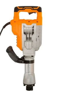 Отбойный молоток электрический ОМ-2200 Вихрь - 1750 Вт, 2200 уд/мин, в кейсе на колесах, пика и долото в комплекте, смазка, запасные щетки