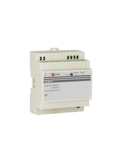 Блок питания 24В DR-30W-24 EKF dr-30w-24