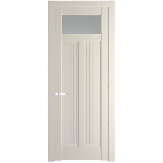Фото межкомнатной двери эмаль Profil Doors 3.4.2PM кремовая магнолия стекло матовое