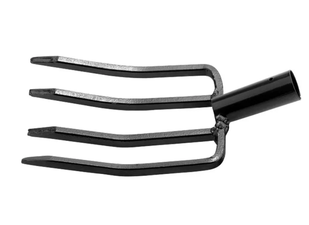 63833 Вилы 4-х рогие, огородные, 185х270мм, без черенка  Сибртех