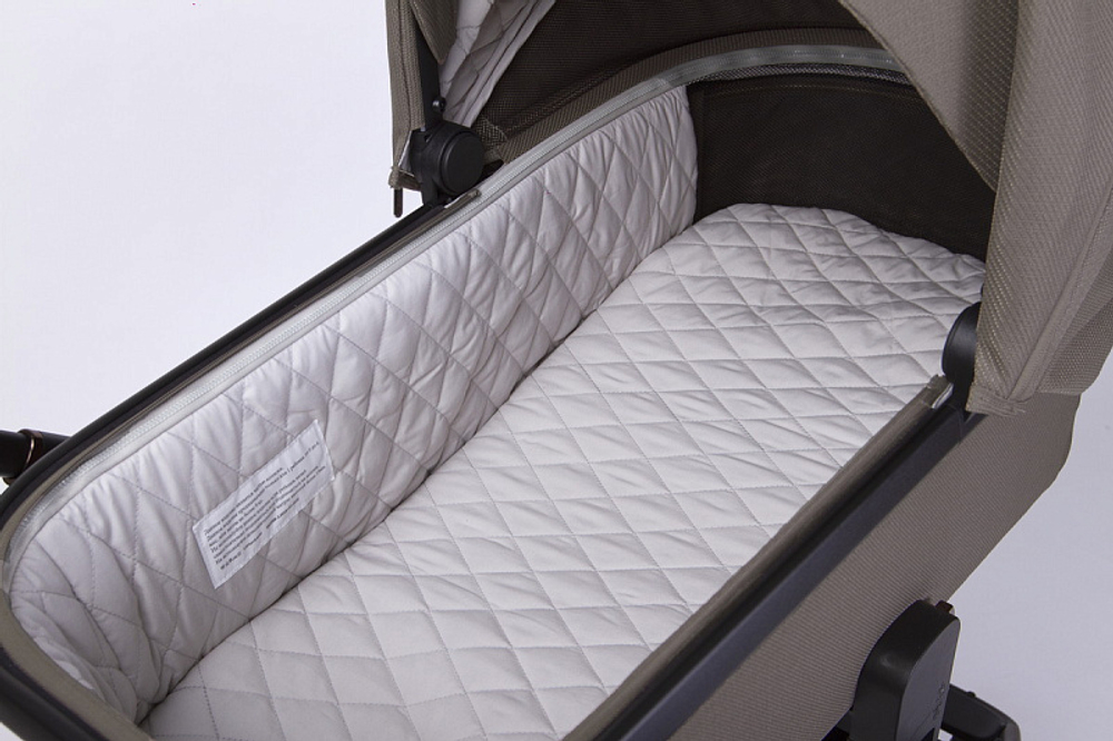 Детская коляска Peppy Monaco 2 в 1 Sandstone (песочный), рама черная