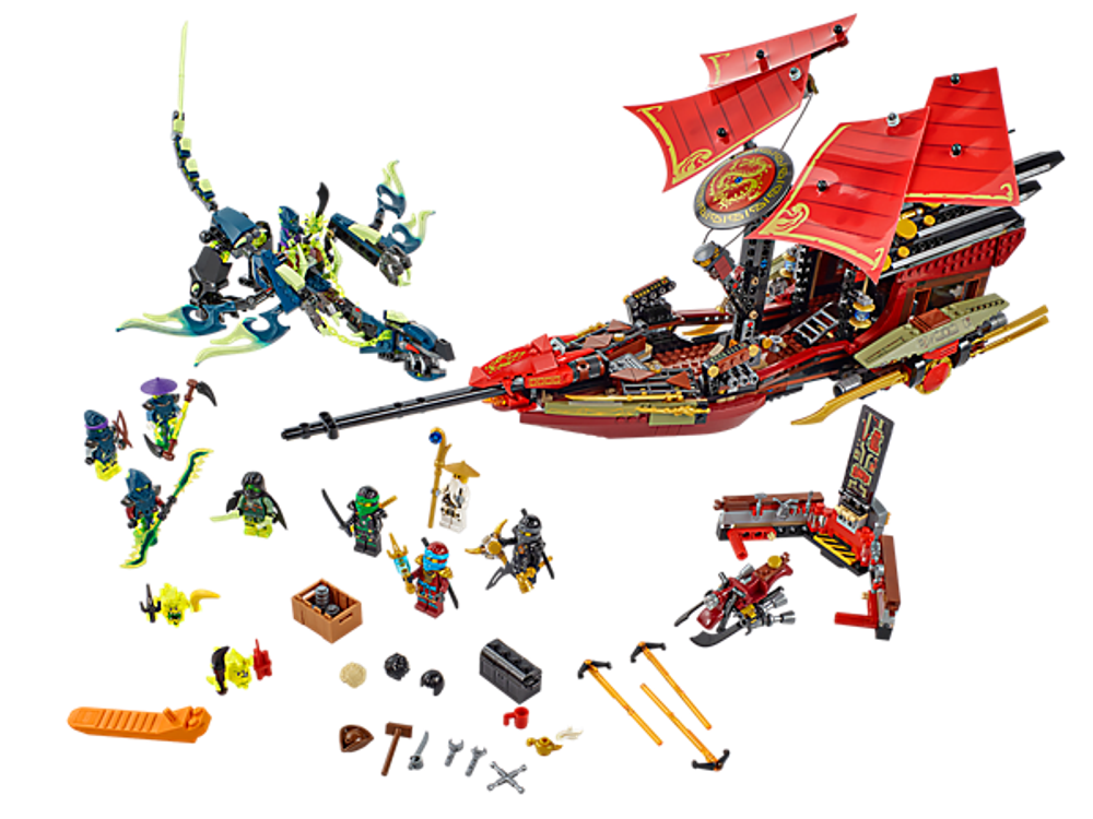 LEGO Ninjago: Корабль «Дар судьбы». Решающая битва 70738 — Final Flight of Destiny's Bounty — Лего Ниндзяго