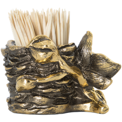 Держатель для зубочисток Орхидея Ликаста Бронза