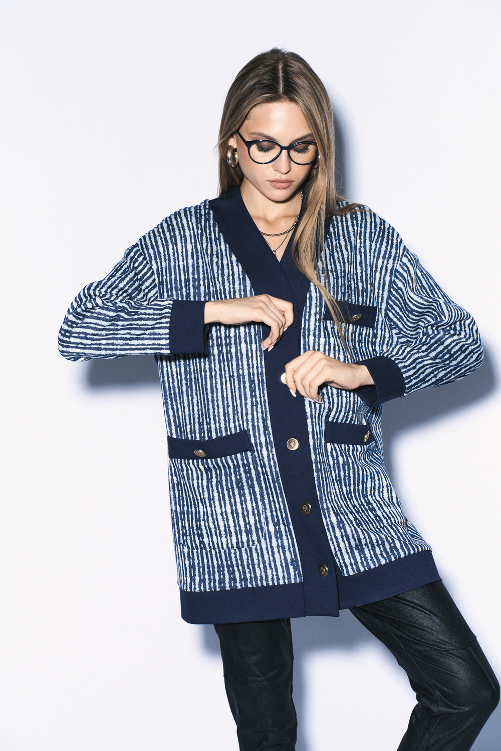 Кардиган классический "Оксфорд"