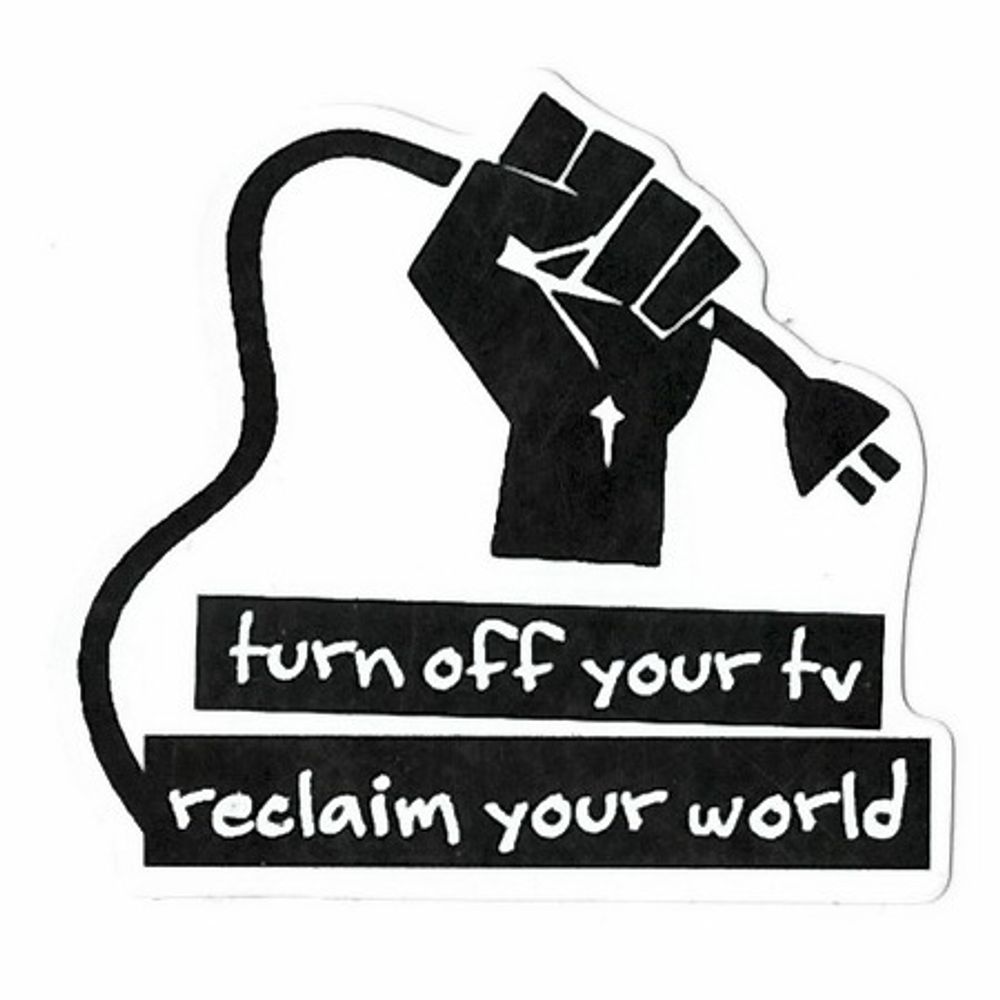 Наклейка Turn Off Your Tv (181)