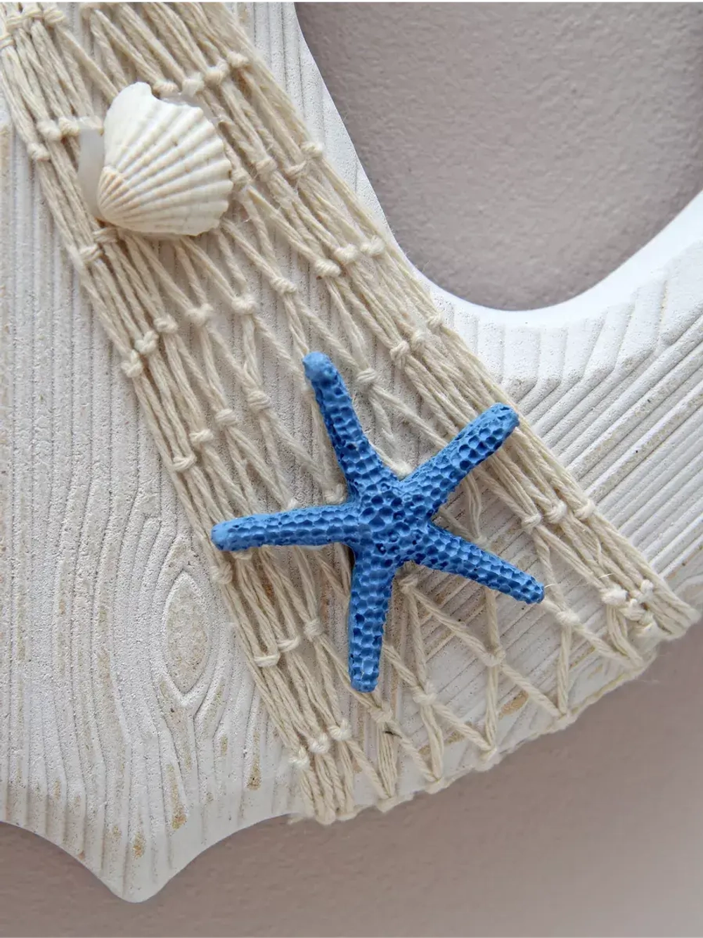 Декор на стену для интерьера "Якорь с канатом"