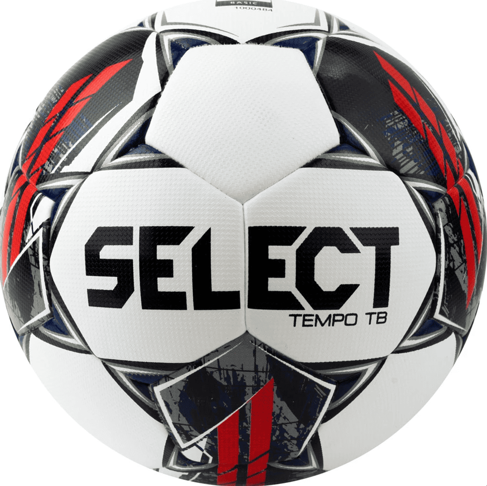 Мяч для футбола Мяч SELECT Tempo TB (№5) , бел/черн/красн, модель №13