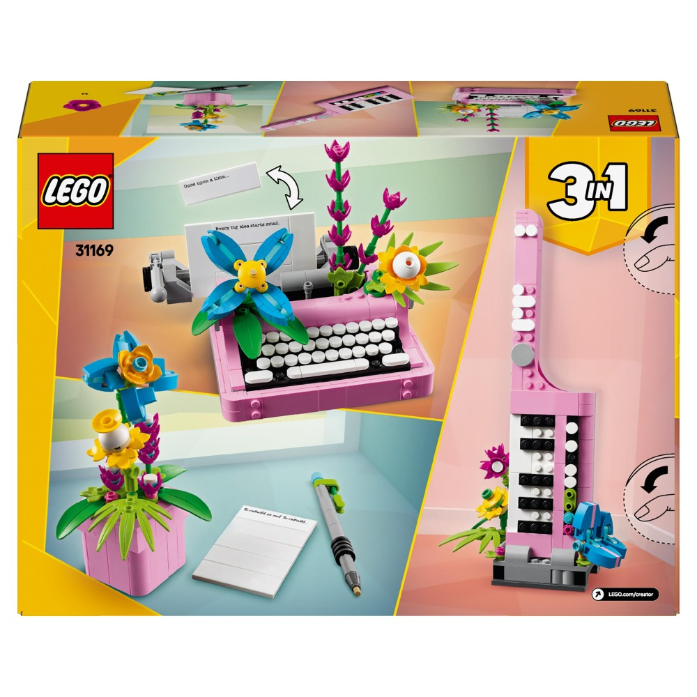 Конструктор LEGO Creator 31169 Печатная машинка с цветами — фото 4