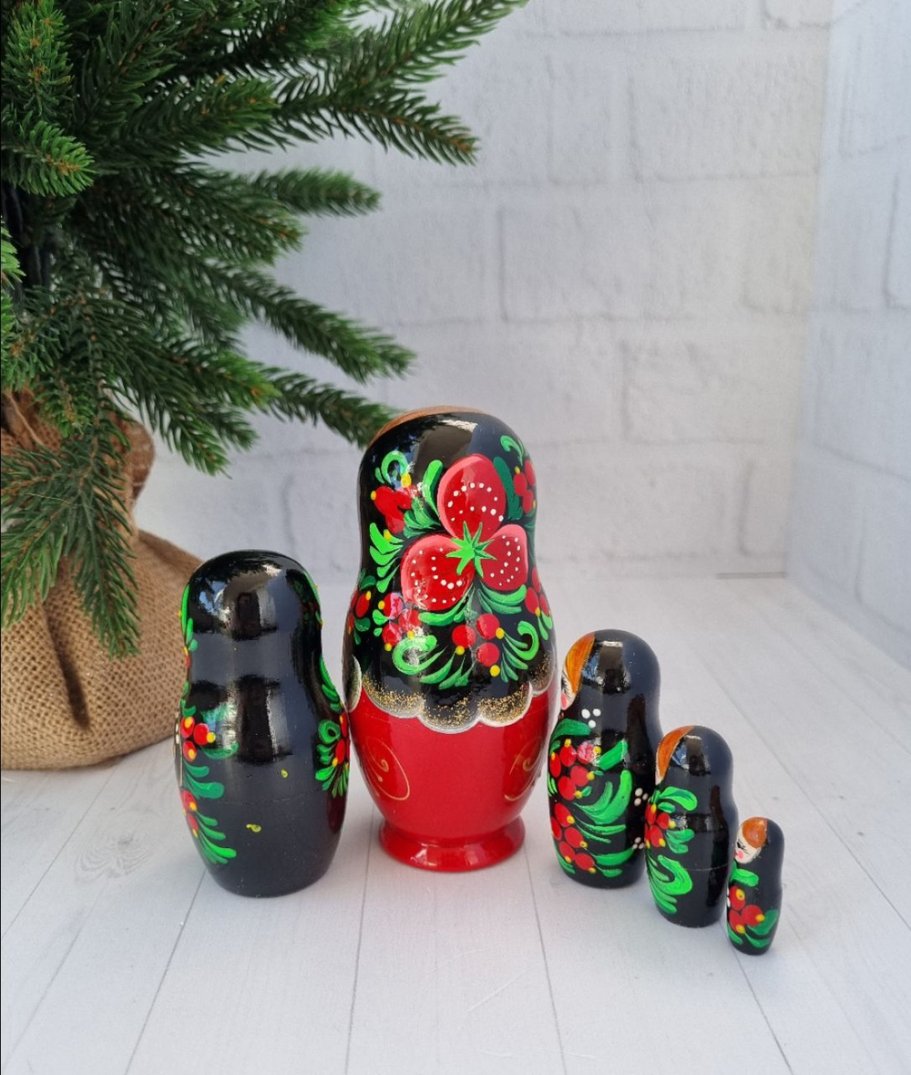 Матрешка 5мест 12см