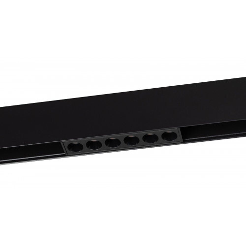 Магнитный трековый светильник ЭРА TRM20-3-11-6W3K-B для системы NOVA 48V 6Вт 3000К направленный свет черный