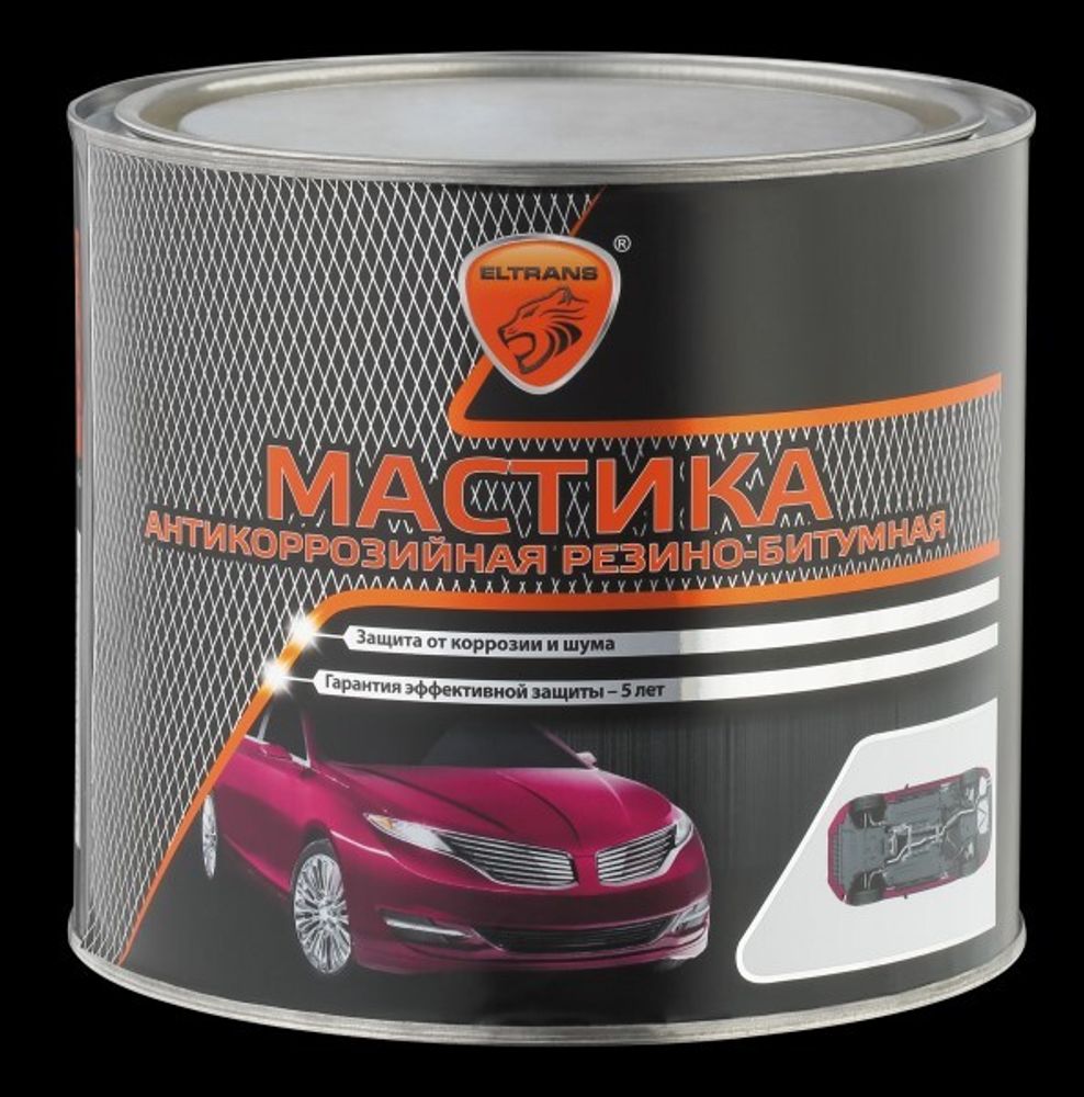 Мастика резино-битумная 2,3 кг  БПМ-3  (жест. банка) (ЭЛТРАНС)