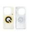 Защитный чехол для IQOO 13 с Magsafe Прозрачный Черно-желтый (Transparent Black-yellow)