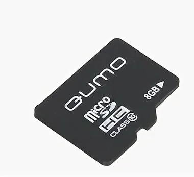 Micro SDHC 8 GB Qumo  /Класс 10 + адаптер/