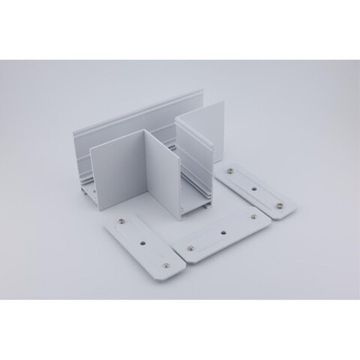 Трековый соединитель Т-образный накладной APL.0283.10.02 белый Magnetic track 220 Aployt