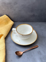 Чайная пара 220 мл, фарфор,серия "Элеганс" "The Sun"