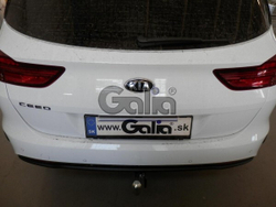 Фаркоп оцинкованный Galia H100C для Hyundai i30 универсал 2017-, Kia Ceed универсал 2017-(паспорт и сертификат в комплекте)(без электрики)