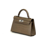 Сумка Hermes из кожи крокодила 20 см