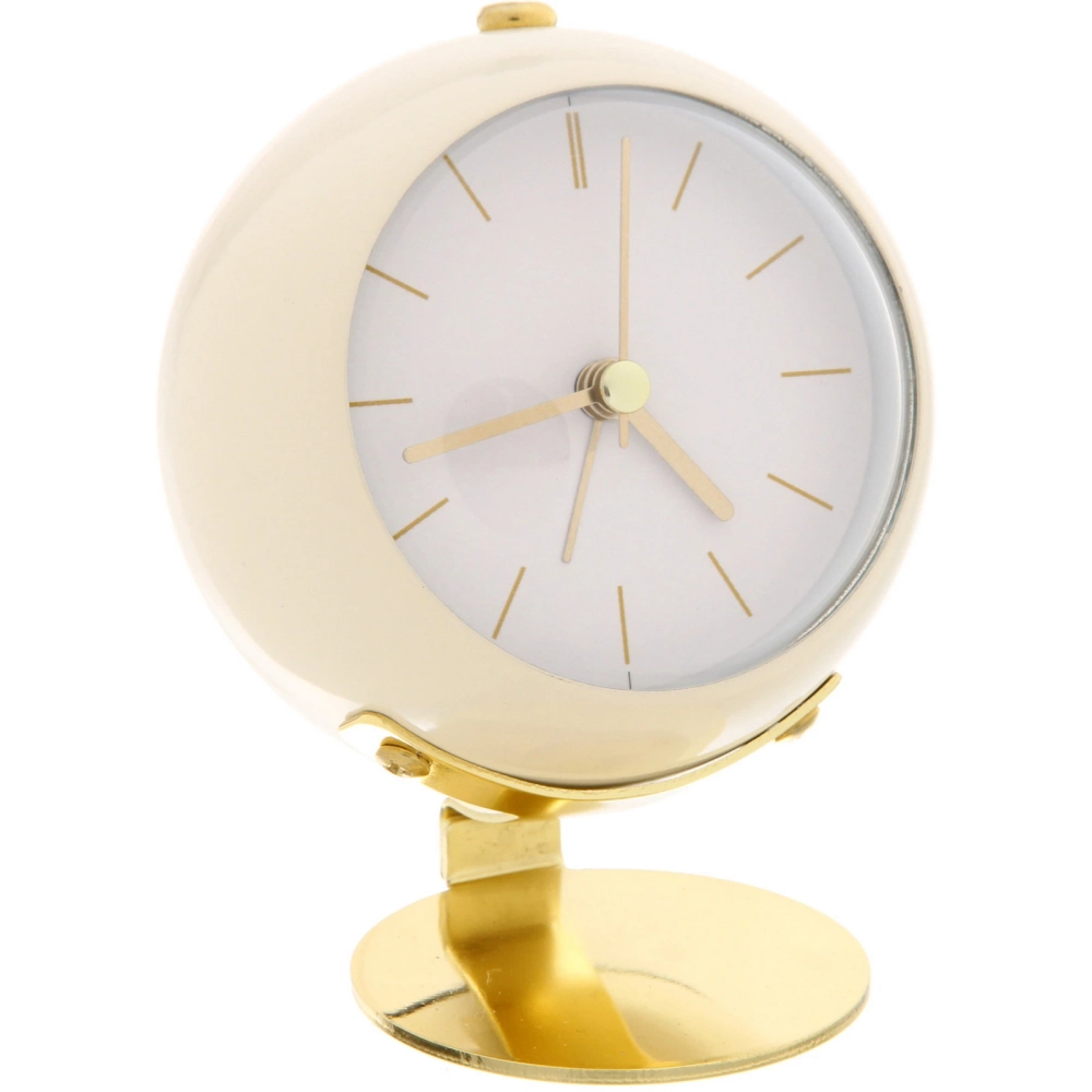 Будильник «ALICE» 8,5*5см сливочный