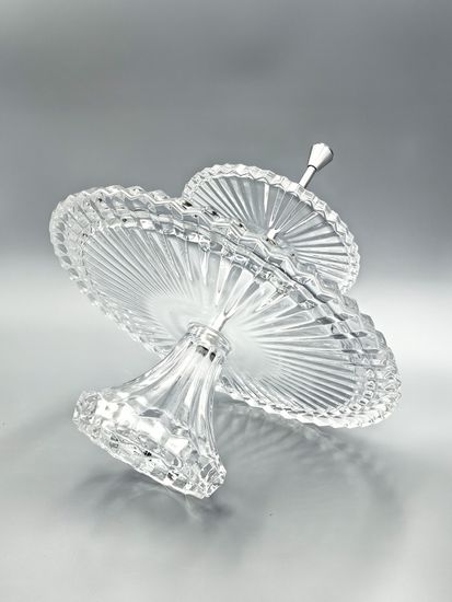 Блюдо 2-х ярусное для сервировки, этажерка