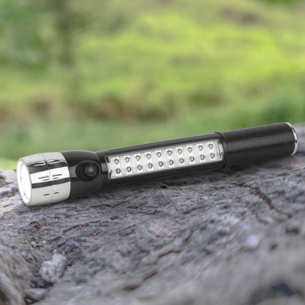 Светодиодный фонарь Трофи Универсальные TP20 ручной 1x0,5 LED+20LED пластик на батарейках 3xAA | 