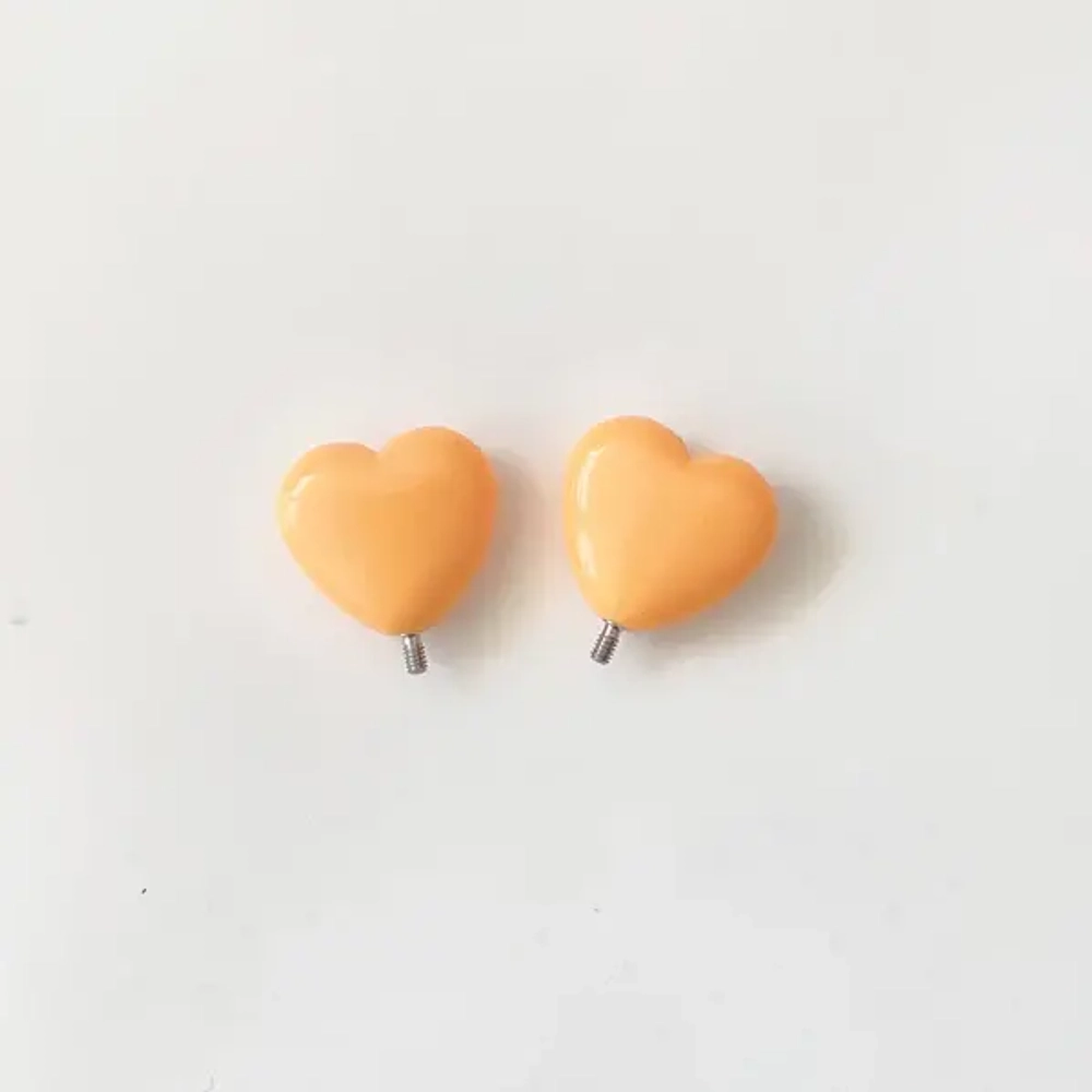 заглушки сердечки для лесокs lotus yarns, маленькие