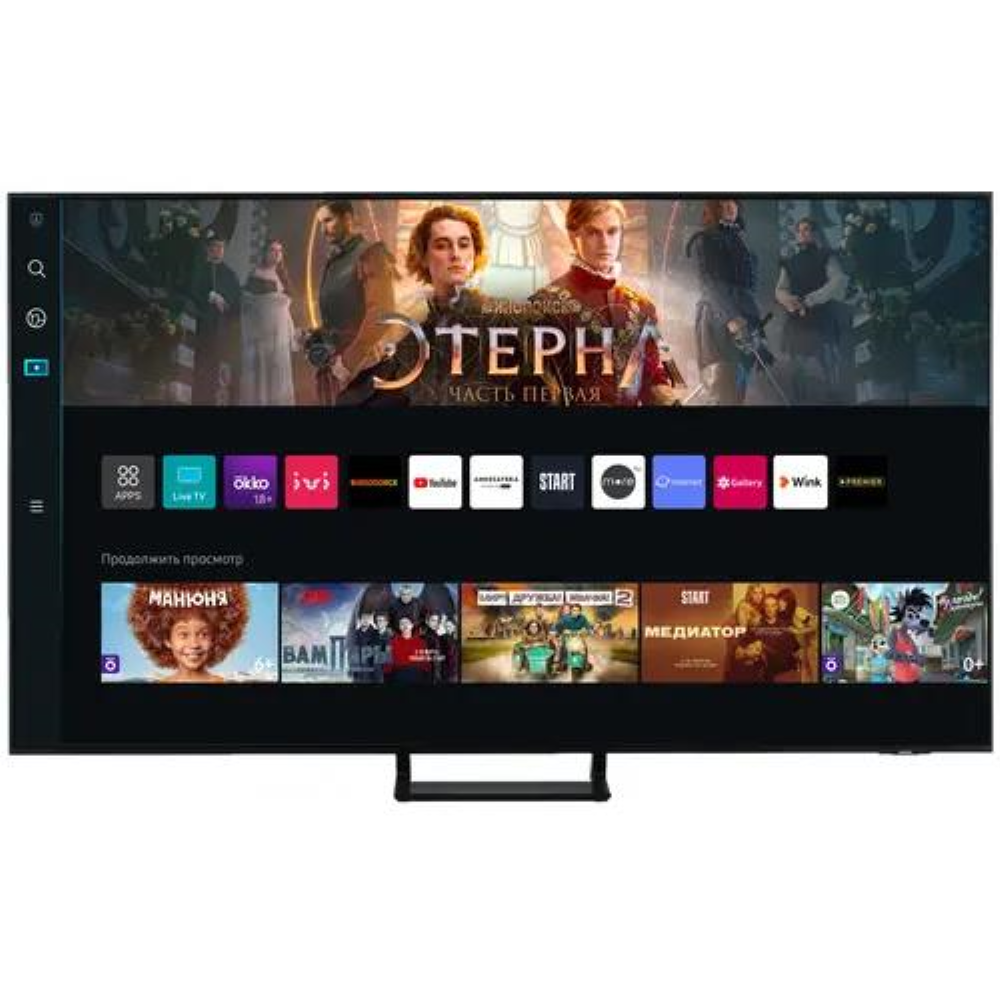 75" Телевизор Samsung UE75BU8500U 2022 VA, черный