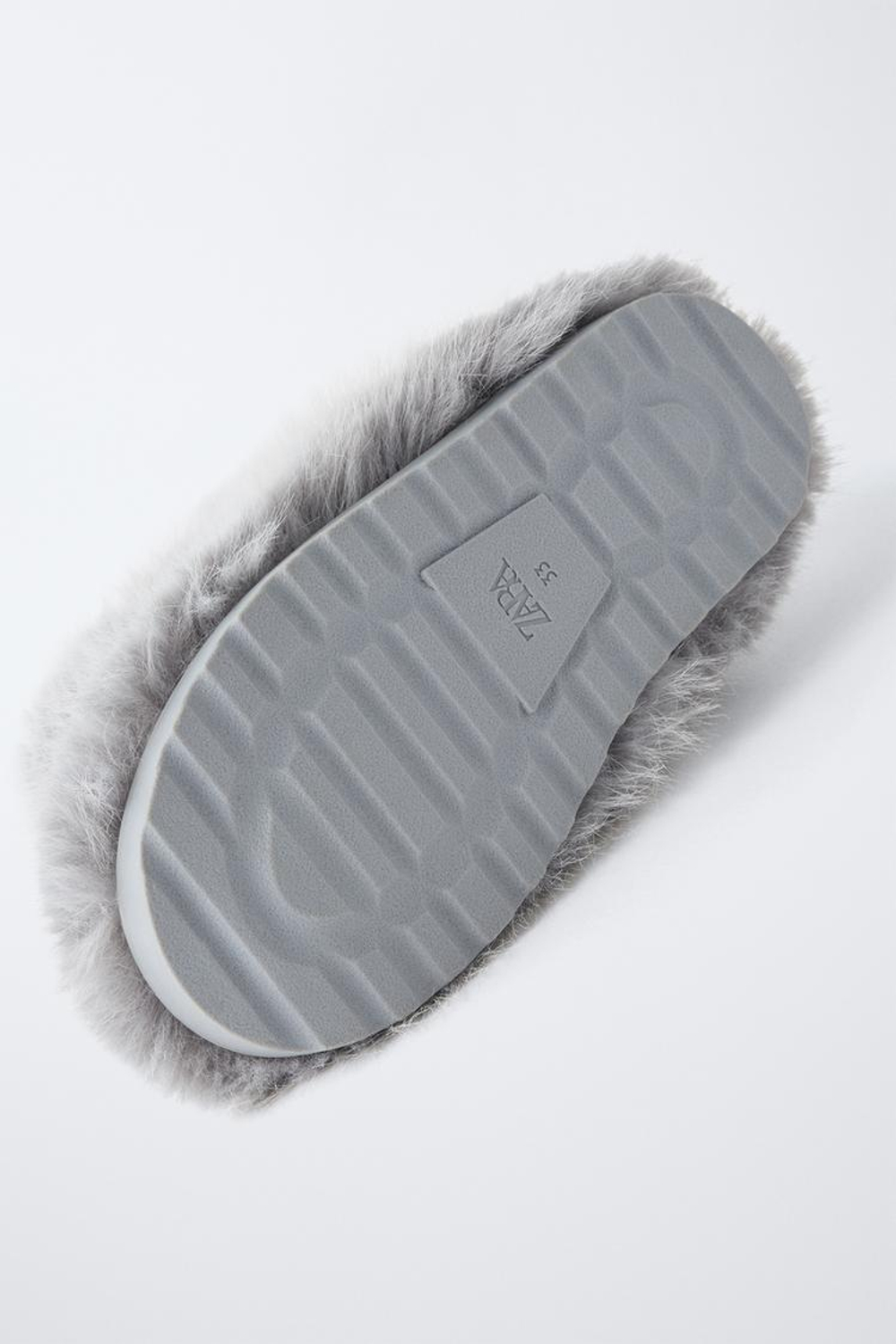 ZARA САПОГИ С ОТДЕЛКОЙ ИЗ ИСКУССТВЕННОГО МЕХА, СИНИЙ