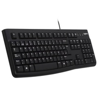 Клавиатура Logitech Desktop K120 USB, влагозащитная, черная (920-002583)