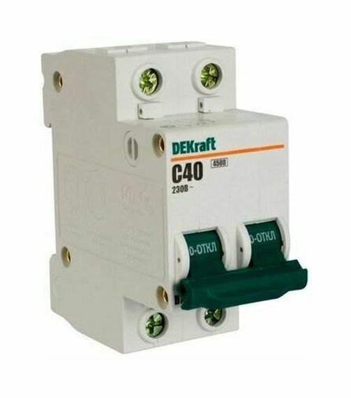 Автомат DEKraft ВА-101 2П 40А-С 4,5кА 02943
