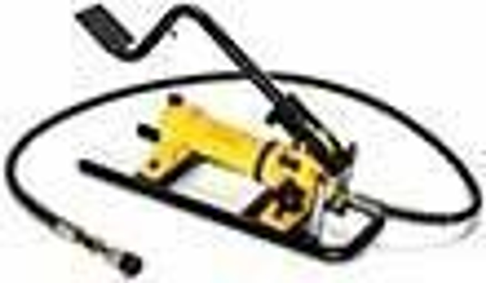 Насос ножной гидравлический НГН 700-0.35 (700бар, 0.35л, РВД 1.8м), двухступенчатый