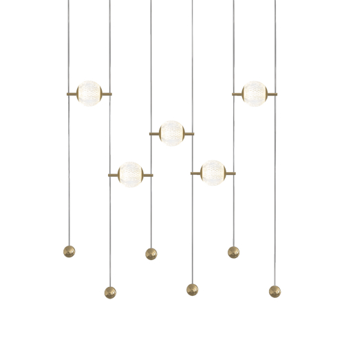 Подвесной светильник MD22001013-5AY-001 gold