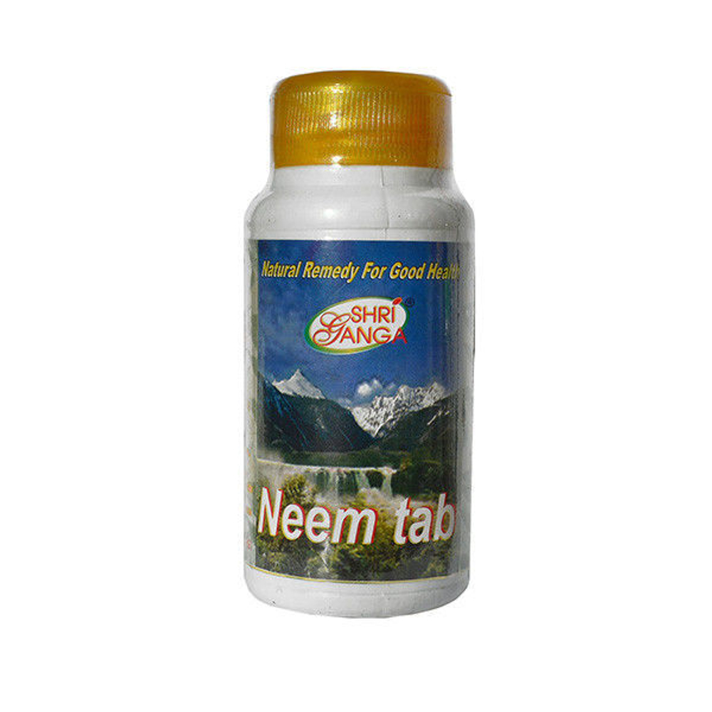 БАД Shri Ganga Neem Ним 500 мг 200 таб